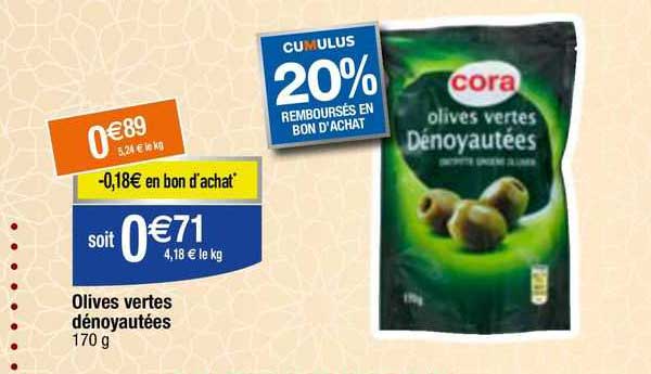 Olives Vertes Dénoyautées