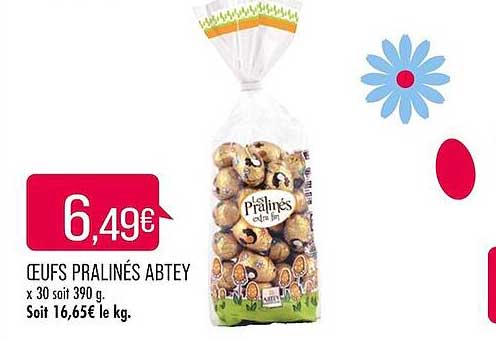 œufs pralinés abtey