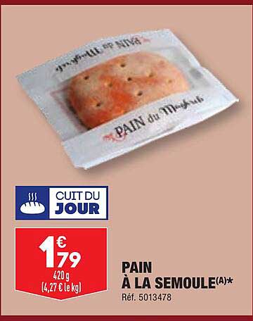Pain à La Semoule