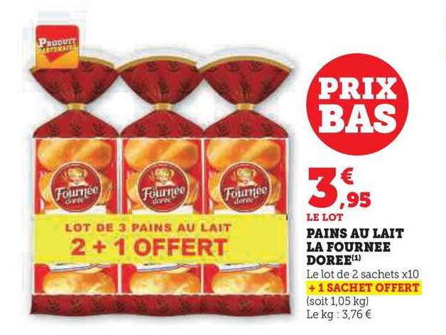 pains au lait la fournée dorée