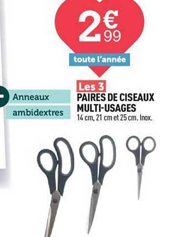 paire de ciseaux multi-usages