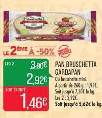 pan bruschetta gardapan