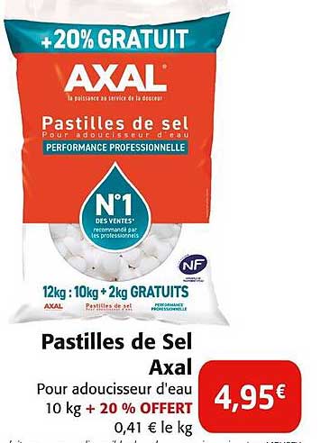 Pastilles De Sel Axal