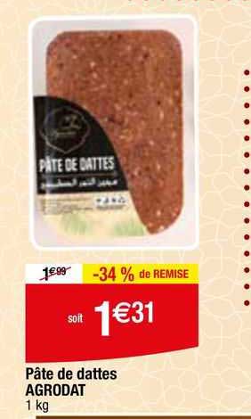 Pâte De Dattes Agrodat