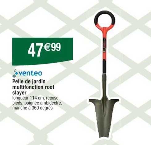 pelle de jardin multifonction root slayer venteo