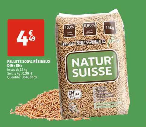 pellets 100% résineux din+ en+ natur+ suisse