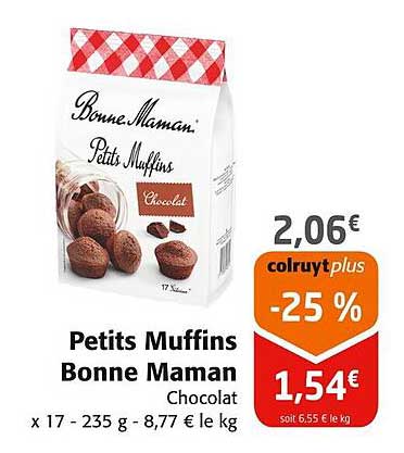 petits muffins bonne maman