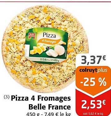 Pizza 4 Fromages Belle France