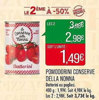 pomodorini conserve della nonna