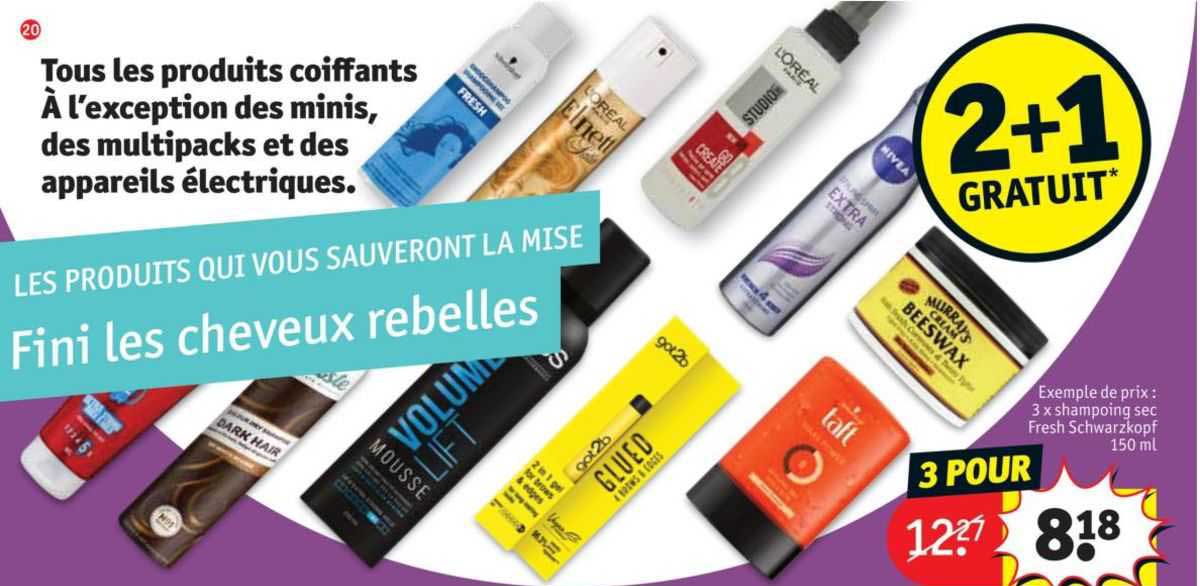 produits coiffants