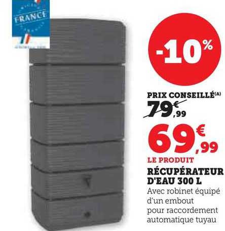 Récupérateur D'eau 300 L