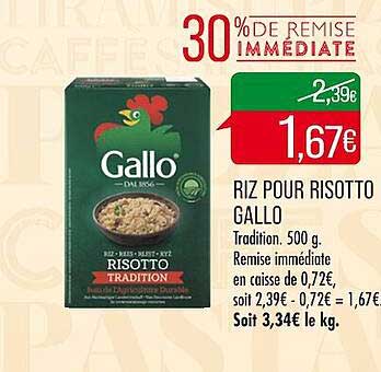 Riz Pour Risotto Gallo