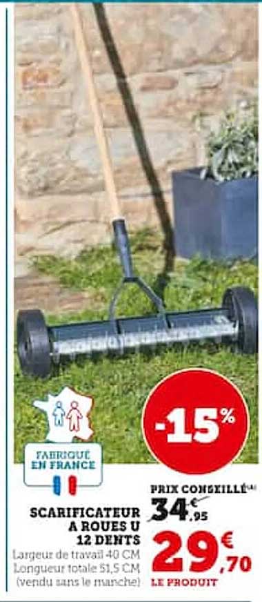 Scarificateur à Roues U 12 Dents