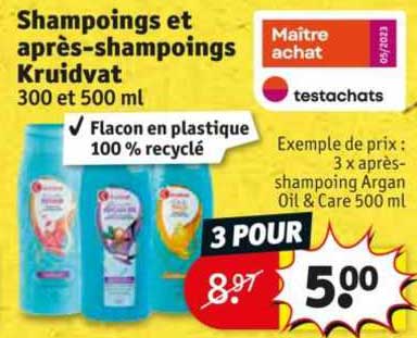shampoings et après-shampoings kruidvat