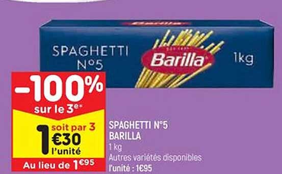 spaghetti n° barilla