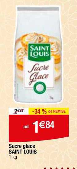 sucre glace saint louis