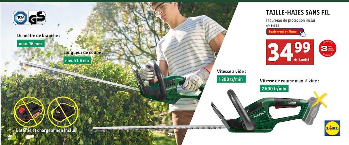 taille-haies sans fil