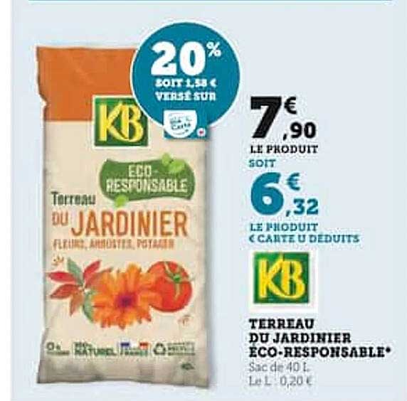 Terreau Du Jardinier éco-responsable Kb