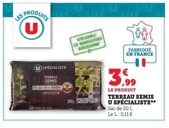terreau semis u spécialiste