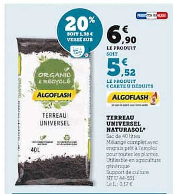 terreau universal naturasol