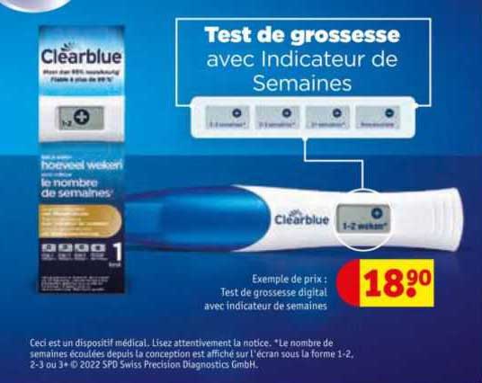 Test De Grossesse Clearblue