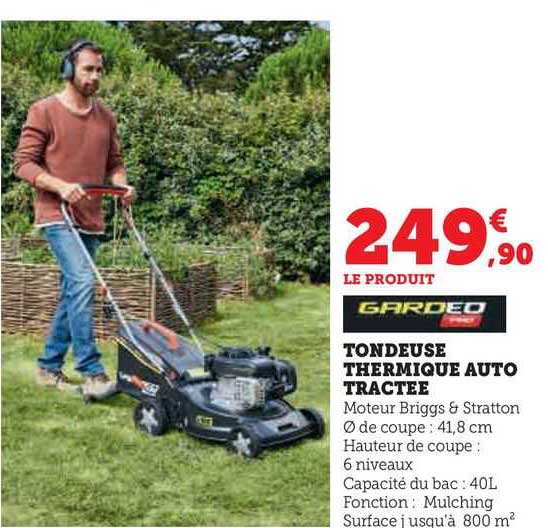 Tondeuse Thermique Auto Tractée Gardeo