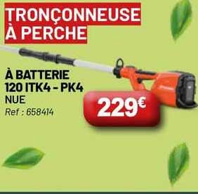 tronçonneuse à perche à batterie 120 itk4 - pk4