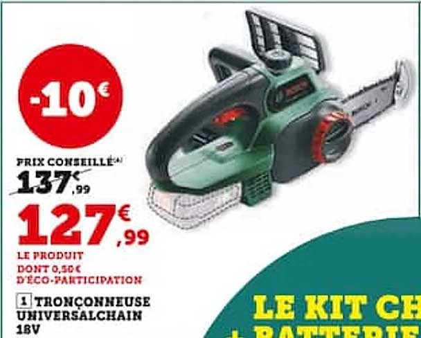 Tronçonneuse Universalchain 18v