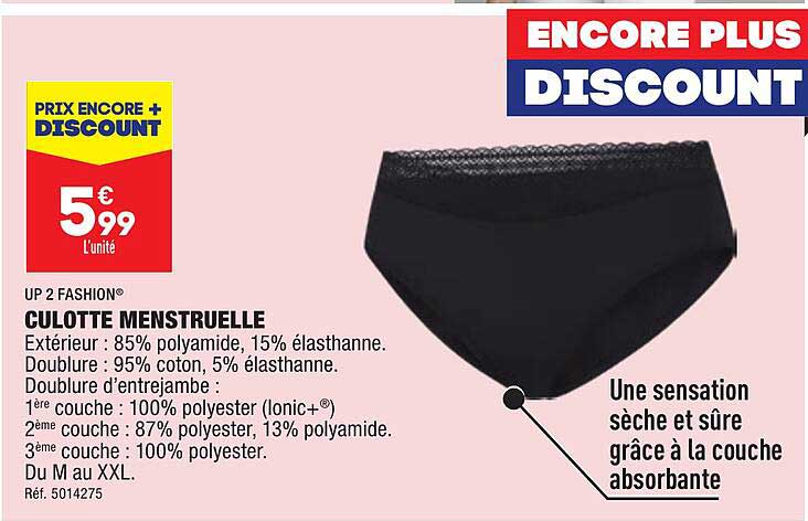 Up 2 Fashion Culotte Menstruelle