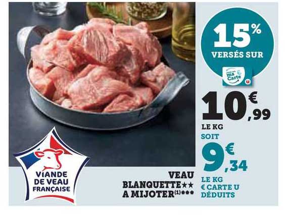 Veau Blanquette** à Mijoter