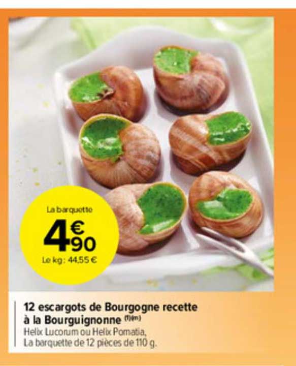 12 Escargots De Bourgogne Recette à La Bourguignonne