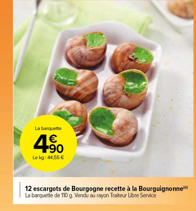 12 escargots de bourgogne recette à la bourguignonne