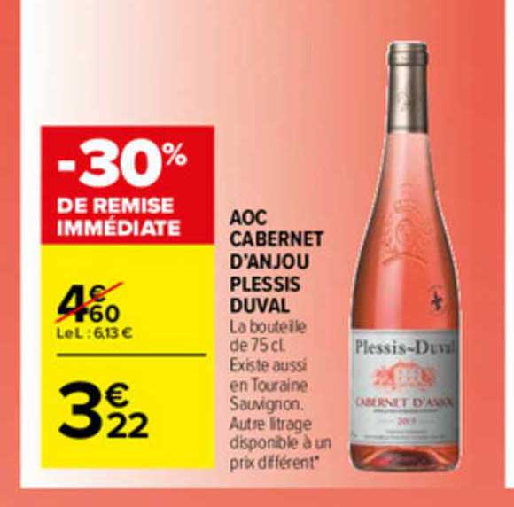 aoc cabernet d'anjou plessis duval