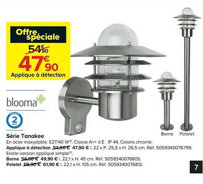 applique à détection série tanakee blooma