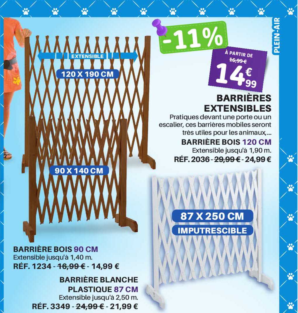 Barrières Extensibles