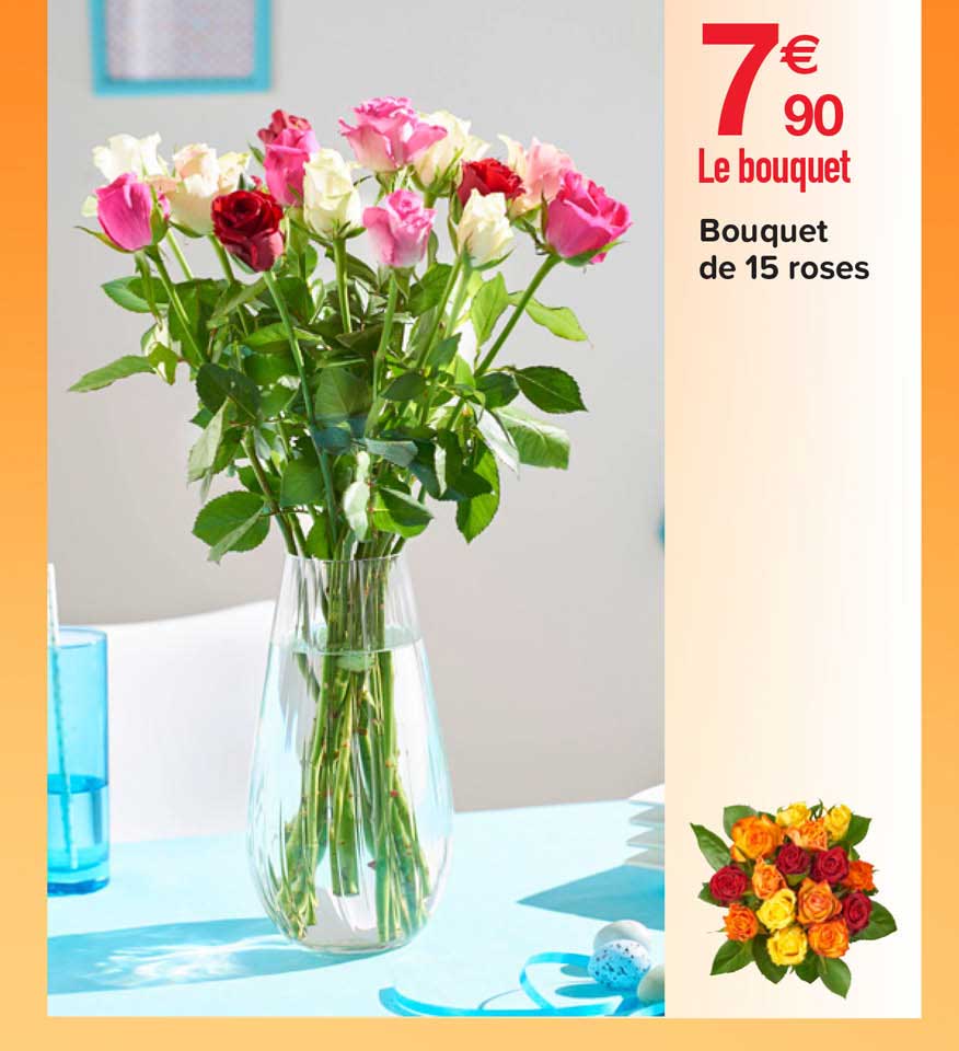 Bouquet De 15 Roses
