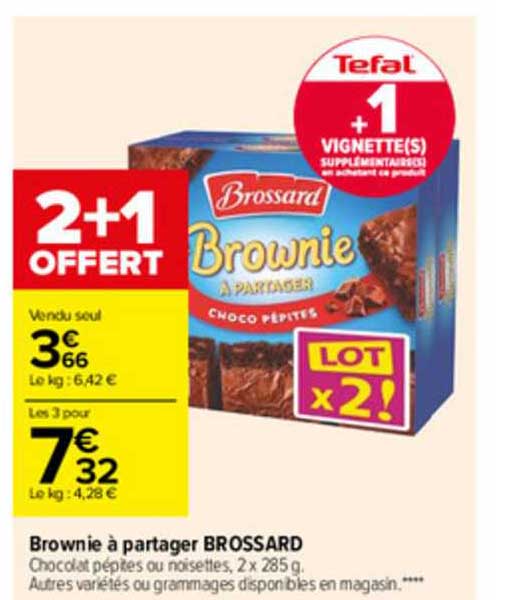 brownie à partager brossard