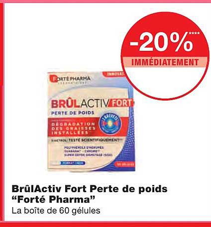 brûlactiv fort perte de poids "forté pharma"