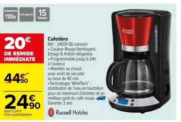 cafetière russell hobbs