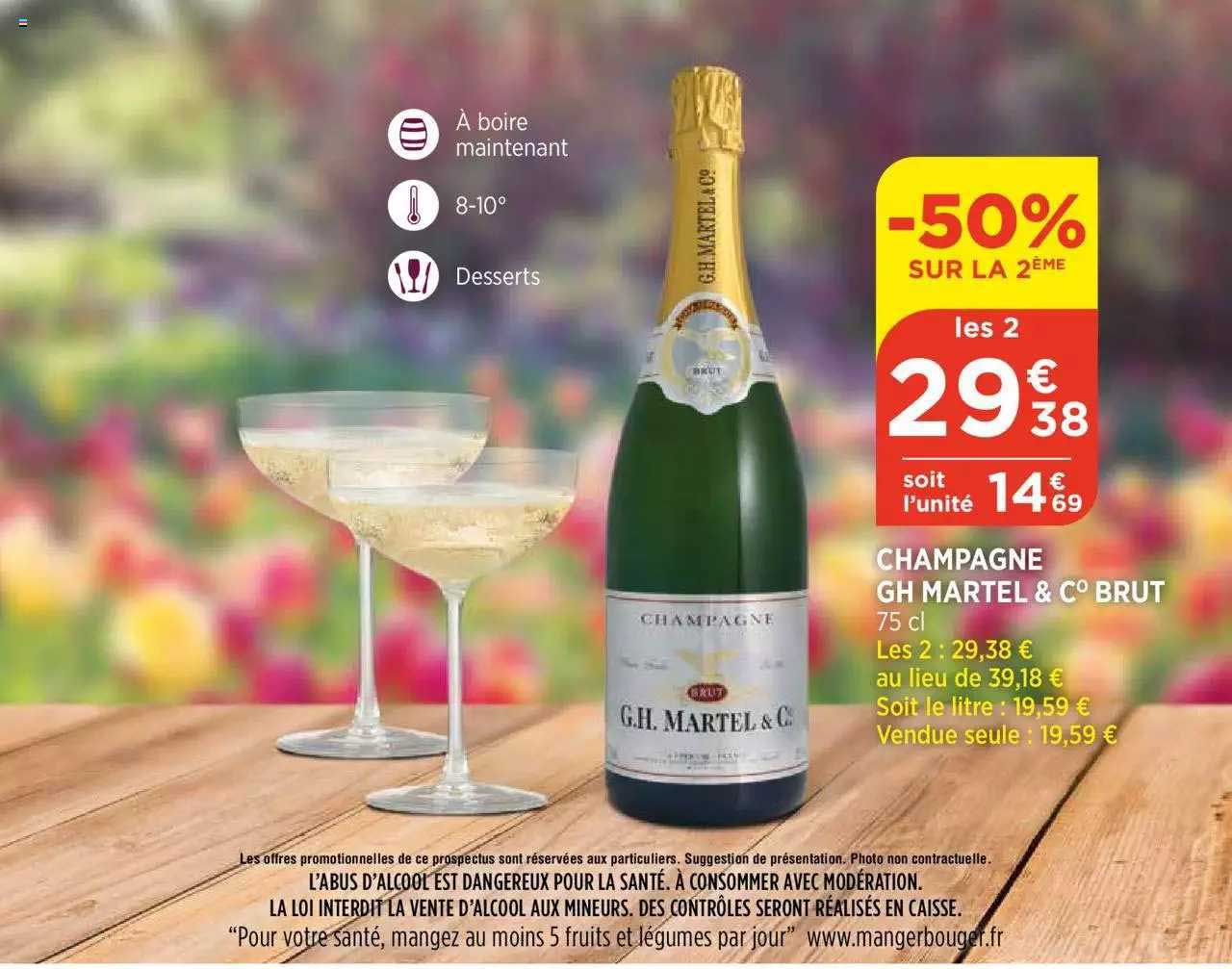 champagne gh martel & c° brut