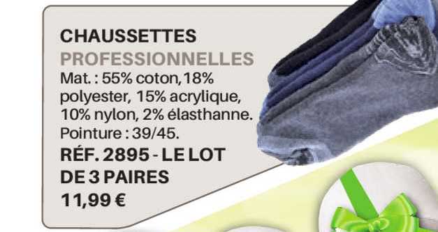 chaussettes professionnelles