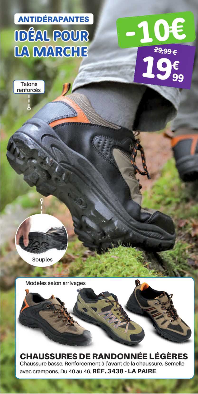 chaussures de randonnée légères