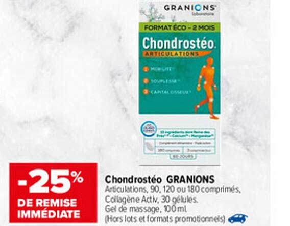 chondrostéo granions