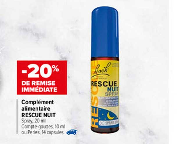 complément alimentaire rescue nuit