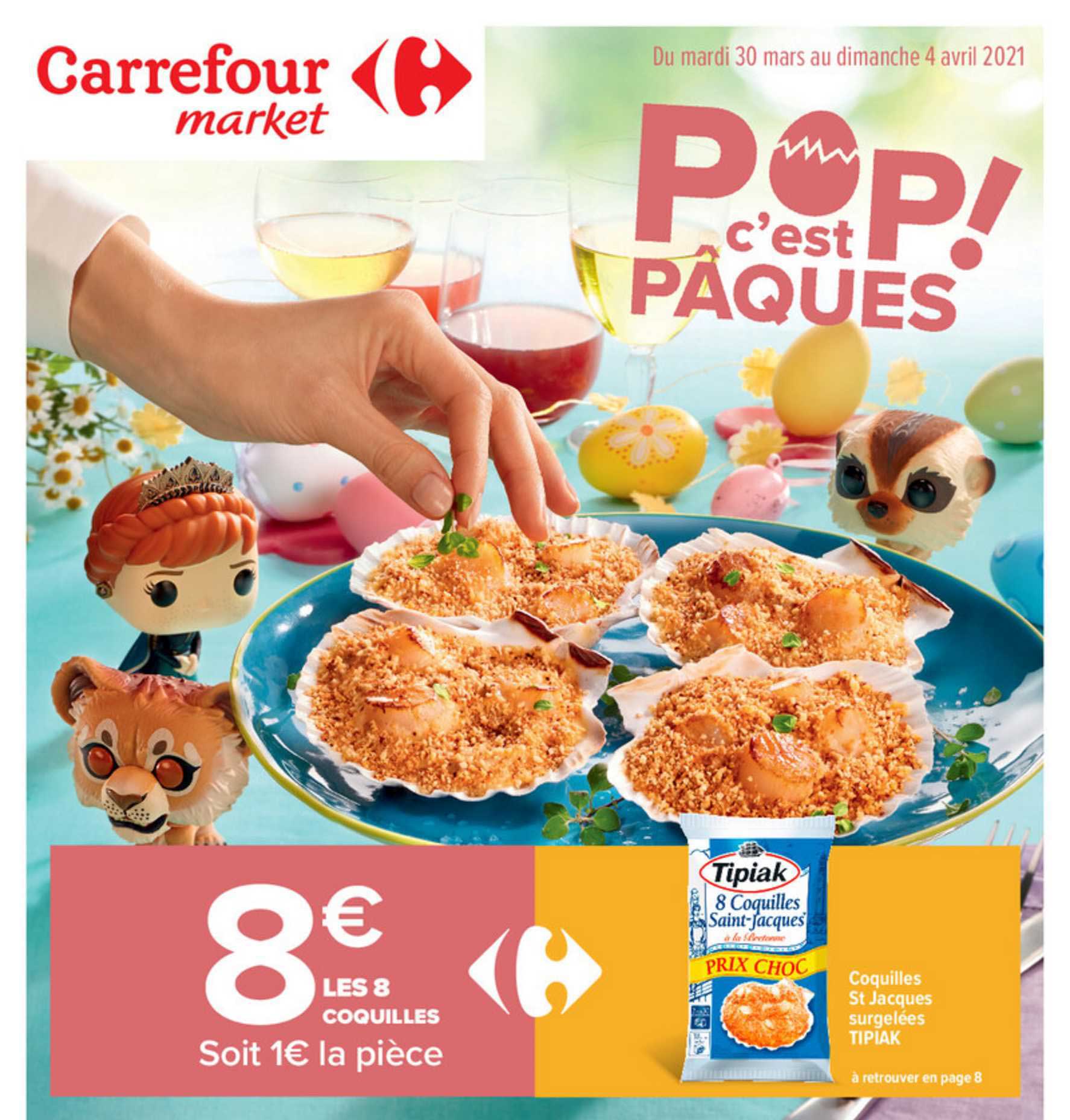 coquilles st jacques surgelées tipiak