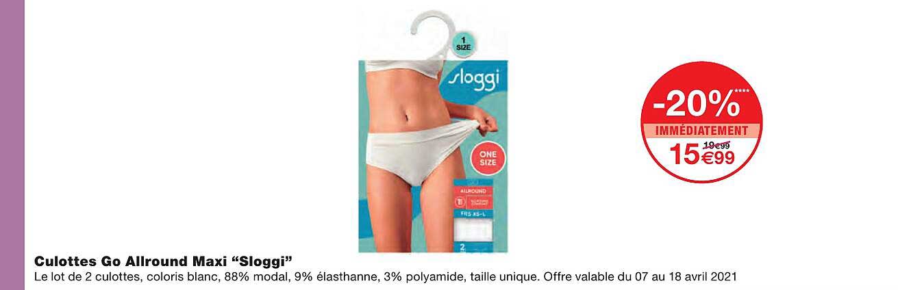 culottes go allround maxi "sloggi"