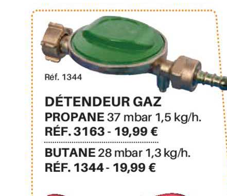 détendeur gaz propane butane