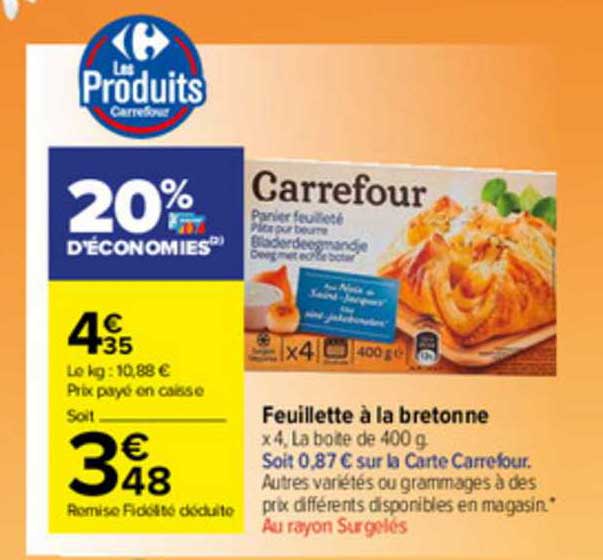 Feuilleté à La Bretonne