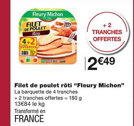 filet de poulet rôti "fleury michon"