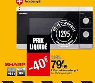 four micro-ondes gril sharp